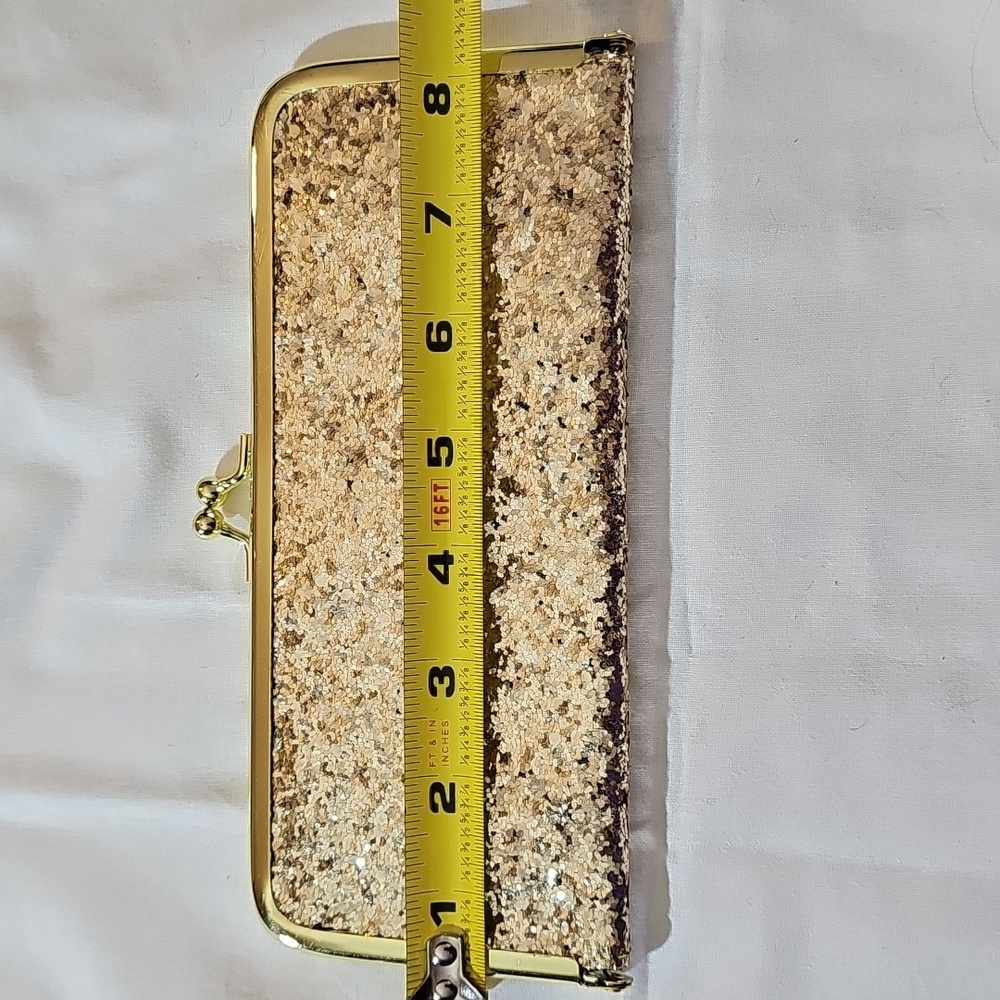 Elegant Vintage Gold Glitter Vintage Wallet - Picture 12 of 14